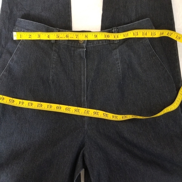 Classic Black Women's Pants By Soft Works In Plus Size 16 - Picture 7 of 14